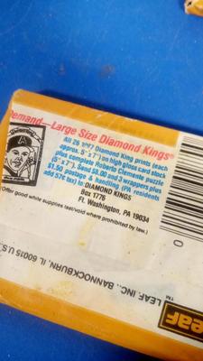 LOT 18 NINE UNOPENED PACKS OF VINTAGE BASEBALL CARDS