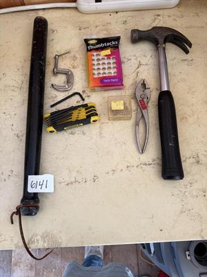 Hex key and hammer