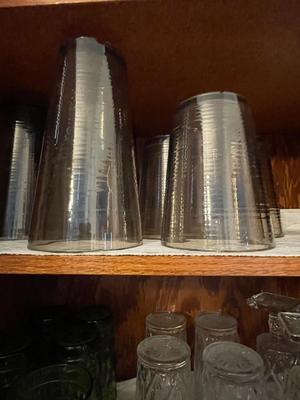TWO SIZES OF PLASTIC TUMBLERS