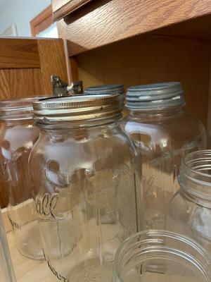 LARGE, MEDIUM AND SMALL BALL CANNING JARS
