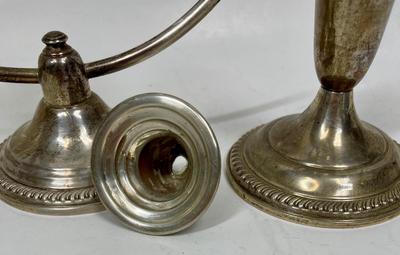 Vintage Empire Sterling Silver Candlesticks