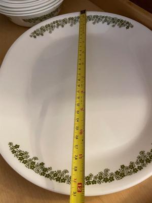 LARGE LOT OF CORELLE SPRING BLOSSOM CRAZY DAISY DINNERWARE