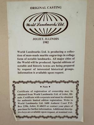 Engraved New Orleans Landmarks Signed and Numbered Original by Carol Blaess