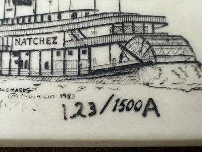 Engraved New Orleans Landmarks Signed and Numbered Original by Carol Blaess