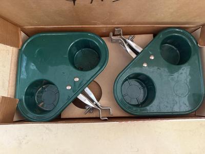Card table drink holders