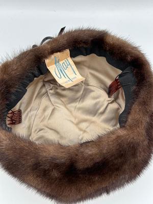 Miss May Fur Beret Style Hat