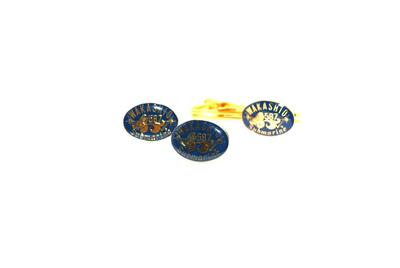 "Wakashio 587 Submarine" Cufflinks & Clasp Set