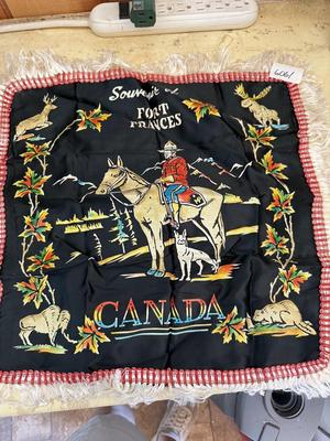 Vtg Canadian pillowcase-for throw pillow