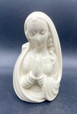 Vintage Haeger Madonna Virgin Mary Ceramic Planter