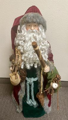 Woodland Santa Christmas Figure