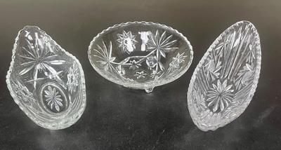 Vintage Pressed Glass Lot