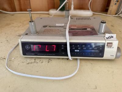 Under counter radio
