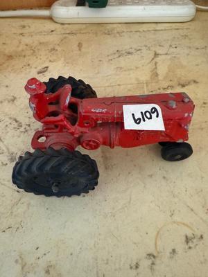 Vintage red tractor