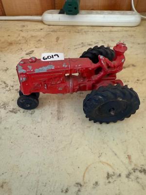 Vintage red tractor