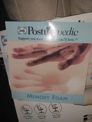 New Posterpedic Microfiber Executive Chair