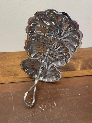 Vintage Shelton ware Silver-plate Tiered Serving tray