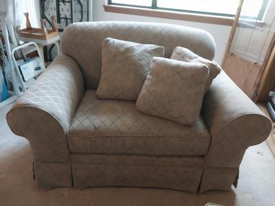 Broyhill Oversized Armchair and Ottoman
