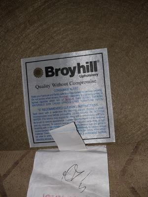Broyhill Oversized Armchair and Ottoman
