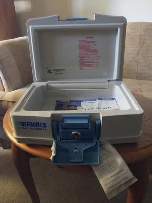 Brinks Home Security Safe with Keys