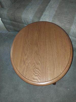 Oak Solid Wood End Table