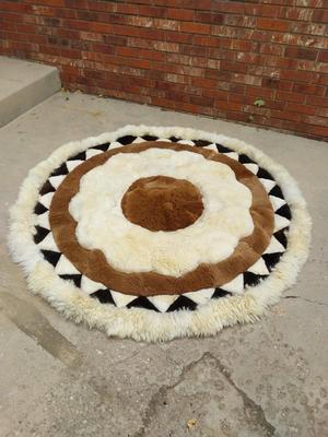 Round Fur Wall Hanging