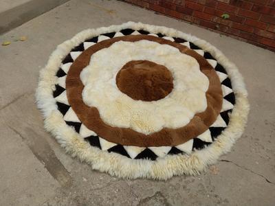 Round Fur Wall Hanging