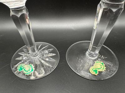 WATERFORD Crystal 7” Stemmed Glasses (See Details)