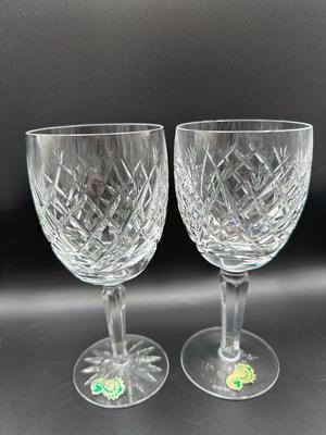 WATERFORD Crystal 7” Stemmed Glasses (See Details)
