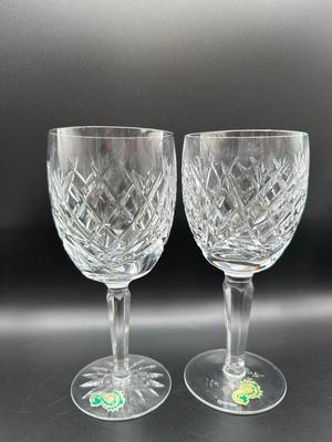 WATERFORD Crystal 7” Stemmed Glasses (See Details)