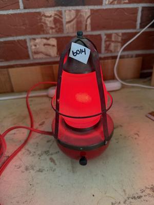 Red vintage lamp