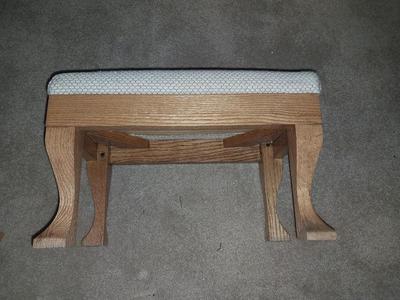 Foot Stool and Small Round Table