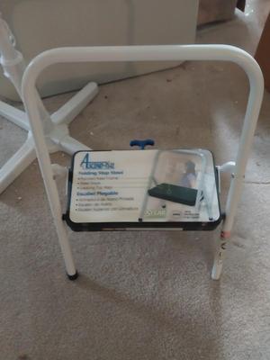 Holms Fan and New Folding Step Stool