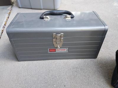 Craftsman Carry Toolbox and Craftsman Tool Bag