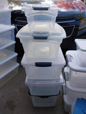 Small Storage Totes with Lids