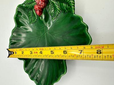 Vintage Strawberry Patch Dish - Made in Italy
