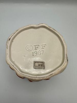 1987 Fitz and Floyd Coral and Shells Tea Light Holder