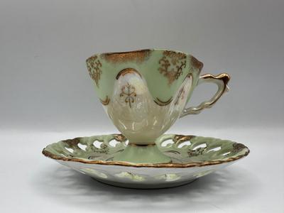 Japanese Teacup and Saucer