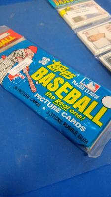 LOT 23 TWO LARGE PACKS OF VINTAGE BASEBALL CARDS