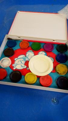 LOT 28 VINTAGE POPEYE PAINTS