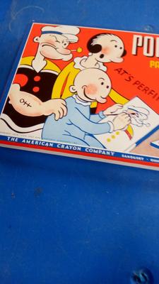LOT 28 VINTAGE POPEYE PAINTS
