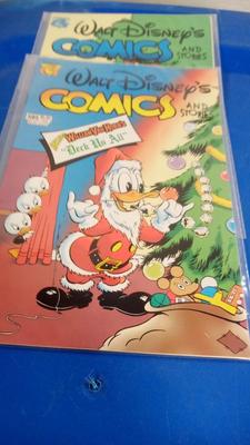 LOT 34 THREE VINTAGE WALT DISNEY COMIC BOOKS