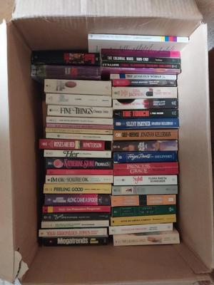 Box of Paperback Books (2)