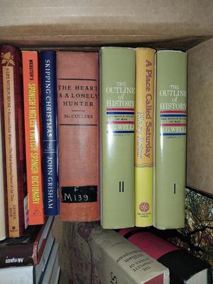 Box of Hardback Books
