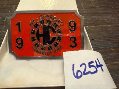 1993 Hy capacity belt buckle