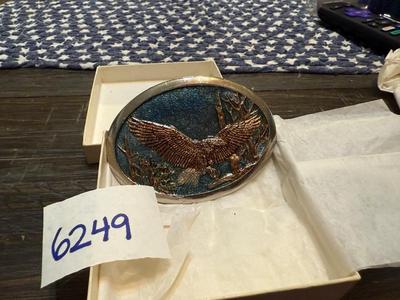 Stunning eagle belt buckle