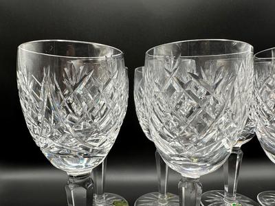WATERFORD Crystal 6.5” Glasses - Set of (8)