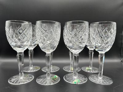 WATERFORD Crystal 6.5” Glasses - Set of (8)