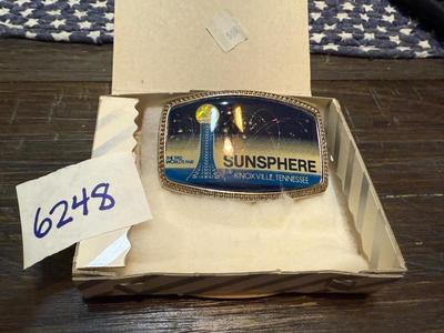 Sunsphere belt buckle