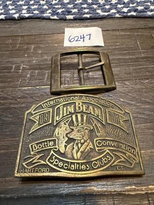 Jim Beam belt buckle