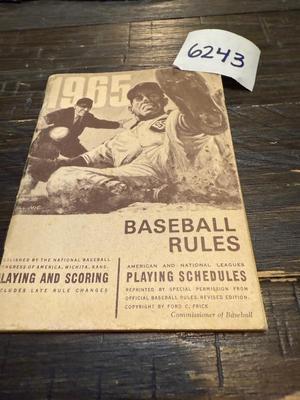 1965 baseball rules